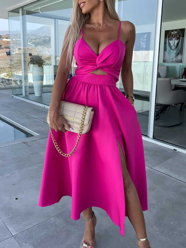 Flirty & Chic Spaghetti Strap Mini Dress – stylish Summer Party Outfit