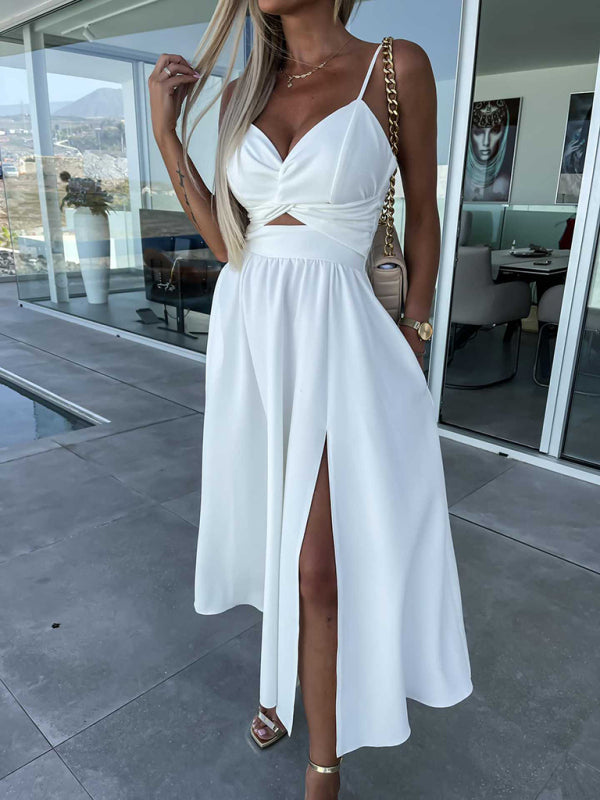 Flirty & Chic Spaghetti Strap Mini Dress – stylish Summer Party Outfit