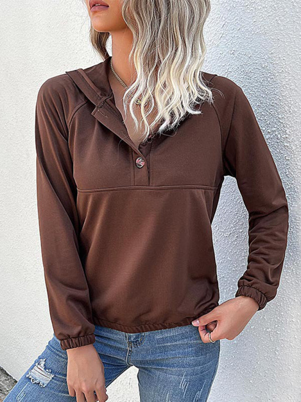 Cozy Casual Hooded Sweatshirt for Women – Fall Winter Must-Have
