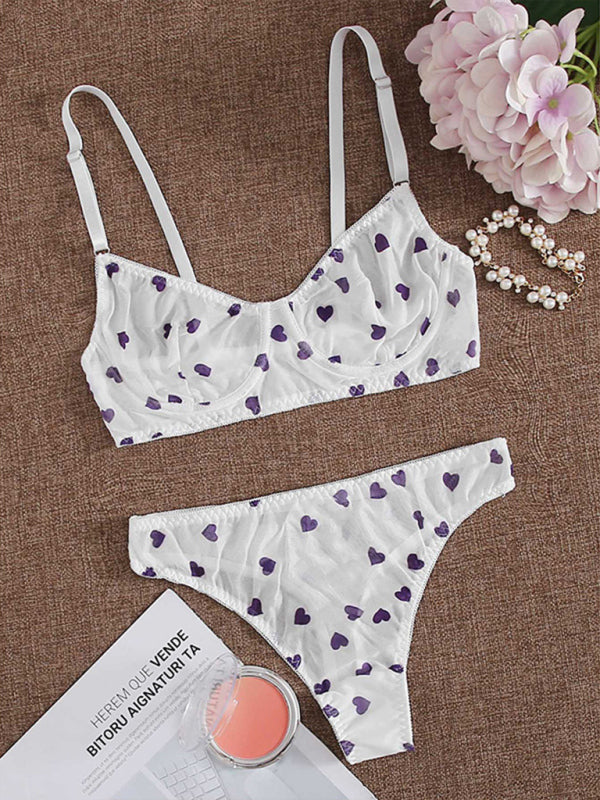 stylish Mesh intimates Set – Flirty & Comfortable Underwear for Confidence