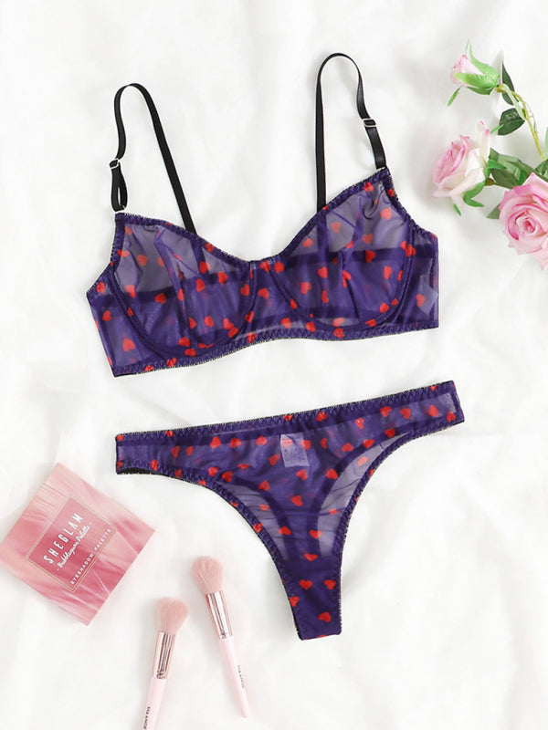 stylish Mesh intimates Set – Flirty & Comfortable Underwear for Confidence