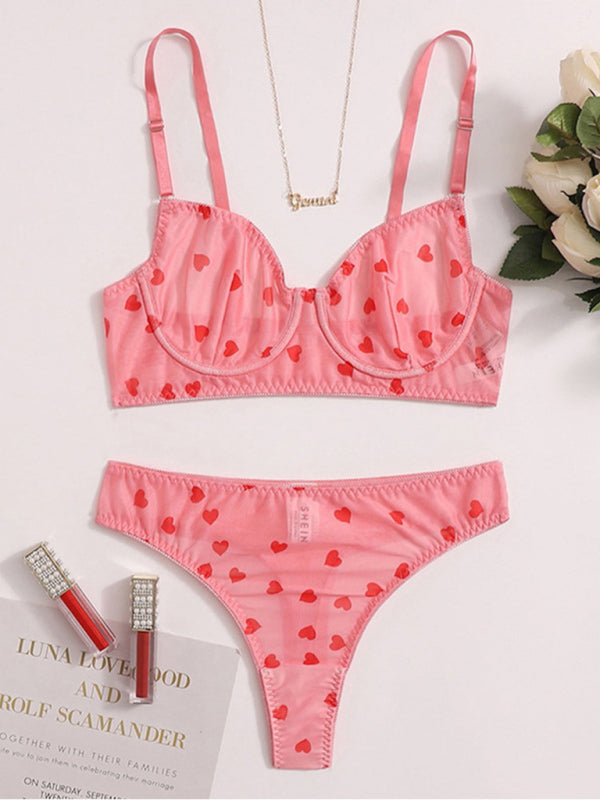 stylish Mesh intimates Set – Flirty & Comfortable Underwear for Confidence