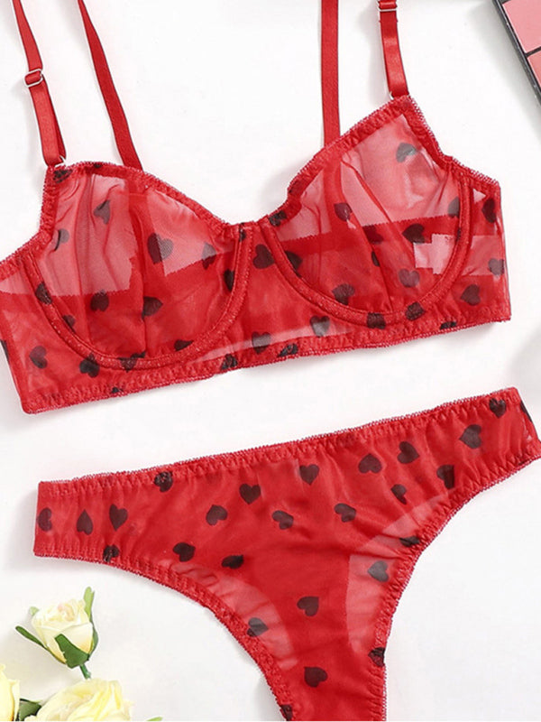 stylish Mesh intimates Set – Flirty & Comfortable Underwear for Confidence