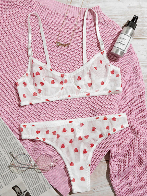 stylish Mesh intimates Set – Flirty & Comfortable Underwear for Confidence