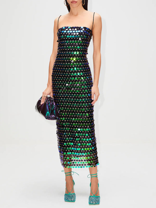 Stunning Strapless Beaded Party Dress – Elegant & stylish Long Gown for Women