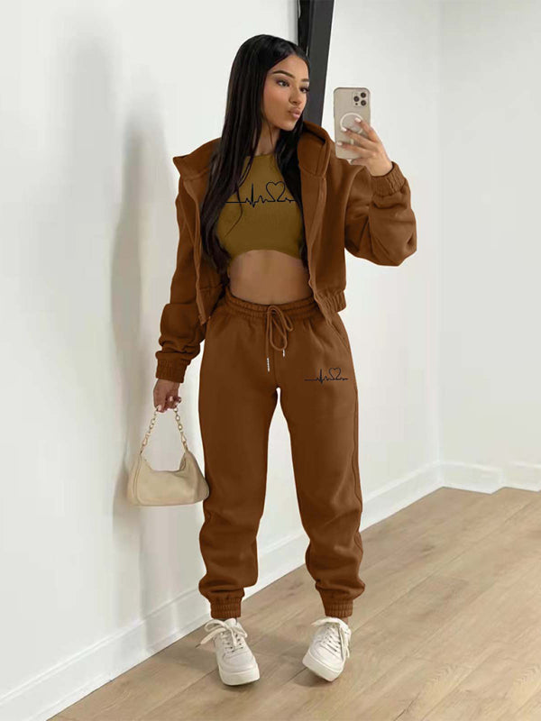 Cozy & Chic Two-Piece Jogger Set – Perfect for Fall & Winter Style