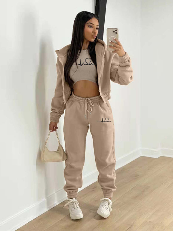 Cozy & Chic Two-Piece Jogger Set – Perfect for Fall & Winter Style