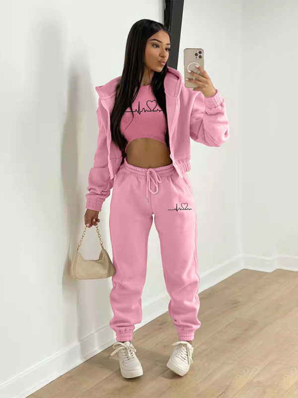 Cozy & Chic Two-Piece Jogger Set – Perfect for Fall & Winter Style