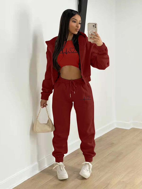 Cozy & Chic Two-Piece Jogger Set – Perfect for Fall & Winter Style