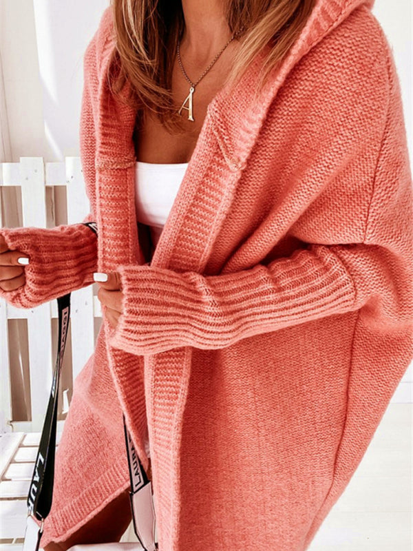 Cozy Oversized Hooded Sweater – Chic, Soft & Stylish Knit for Fall