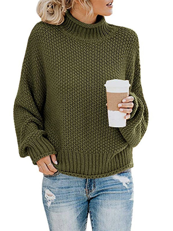 Cozy Knit Cotton Sweater for Women - Stylish Autumn Winter Must-Have