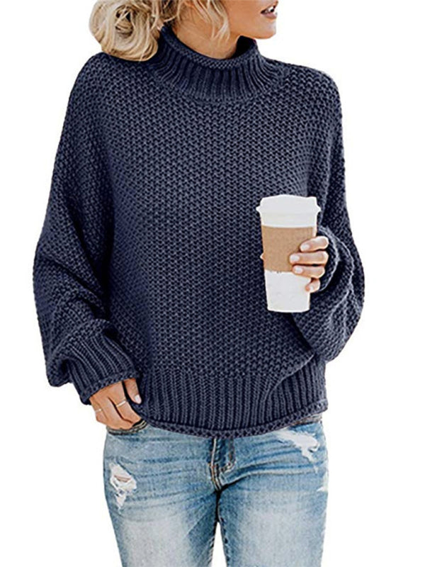 Cozy Knit Cotton Sweater for Women - Stylish Autumn Winter Must-Have