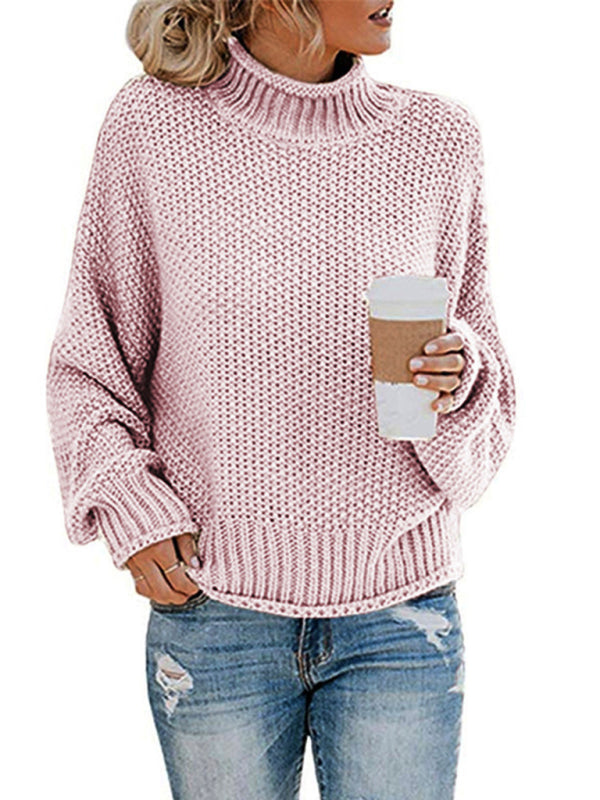 Cozy Knit Cotton Sweater for Women - Stylish Autumn Winter Must-Have