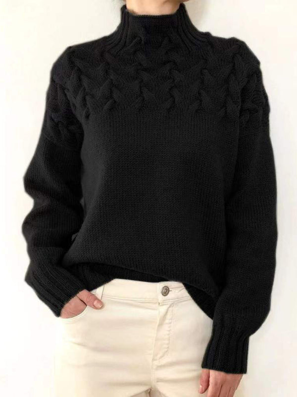 Cozy Chic Turtleneck Sweater Pullover – Soft, Stylish & Perfect for Any Outfit