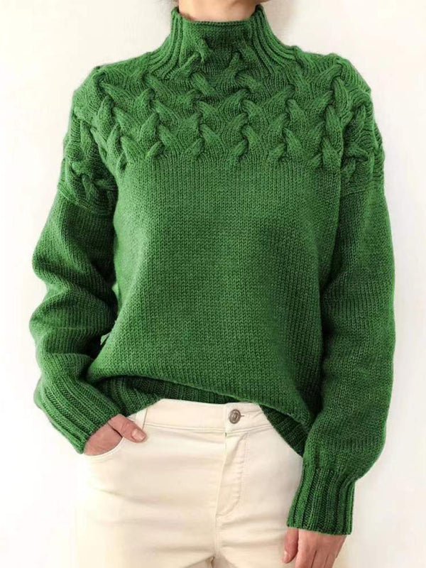 Cozy Chic Turtleneck Sweater Pullover – Soft, Stylish & Perfect for Any Outfit