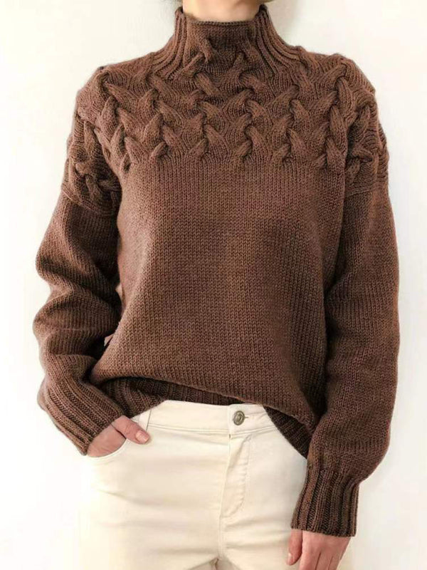 Cozy Chic Turtleneck Sweater Pullover – Soft, Stylish & Perfect for Any Outfit