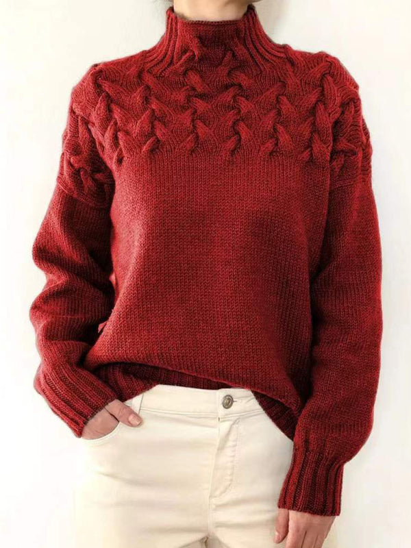Cozy Chic Turtleneck Sweater Pullover – Soft, Stylish & Perfect for Any Outfit