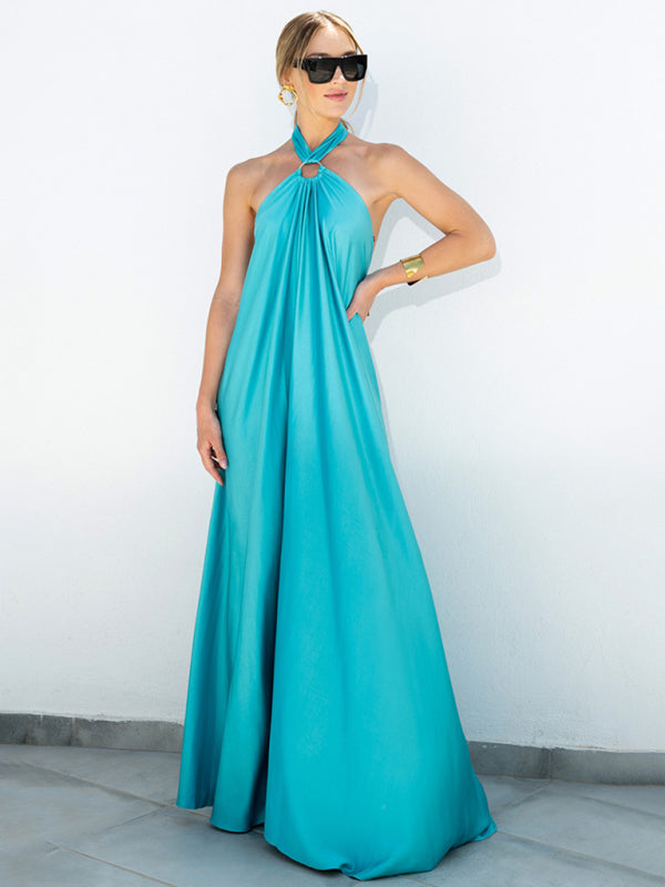 Chic Satin Suspender Dress – Flowy, stylish & Perfect for Any Occasion