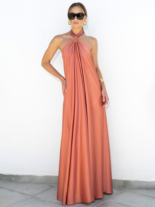 Chic Satin Suspender Dress – Flowy, stylish & Perfect for Any Occasion