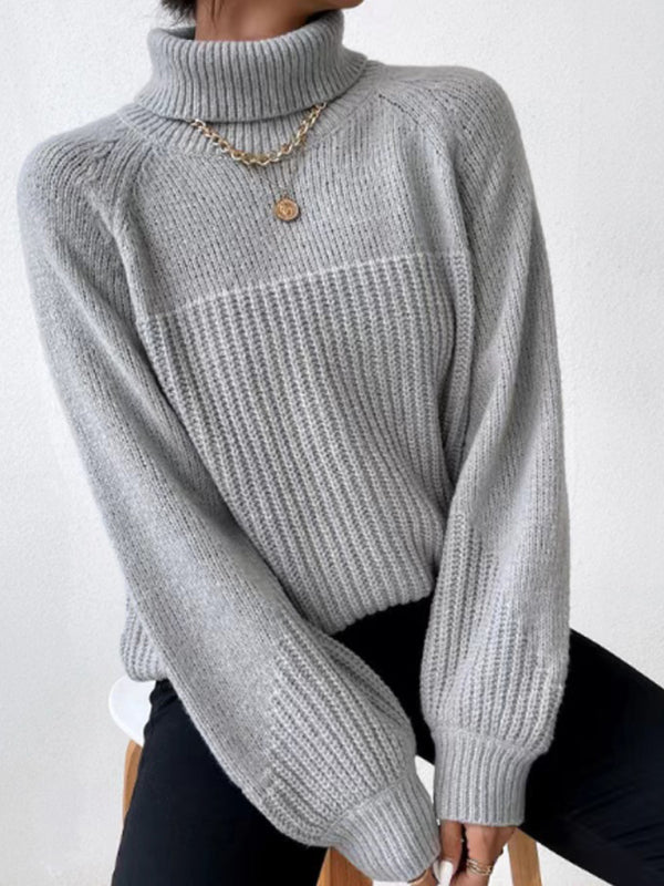Cozy Chic Knitted Sweater – Soft Lapel Pullover for Fall & Winter Vibes