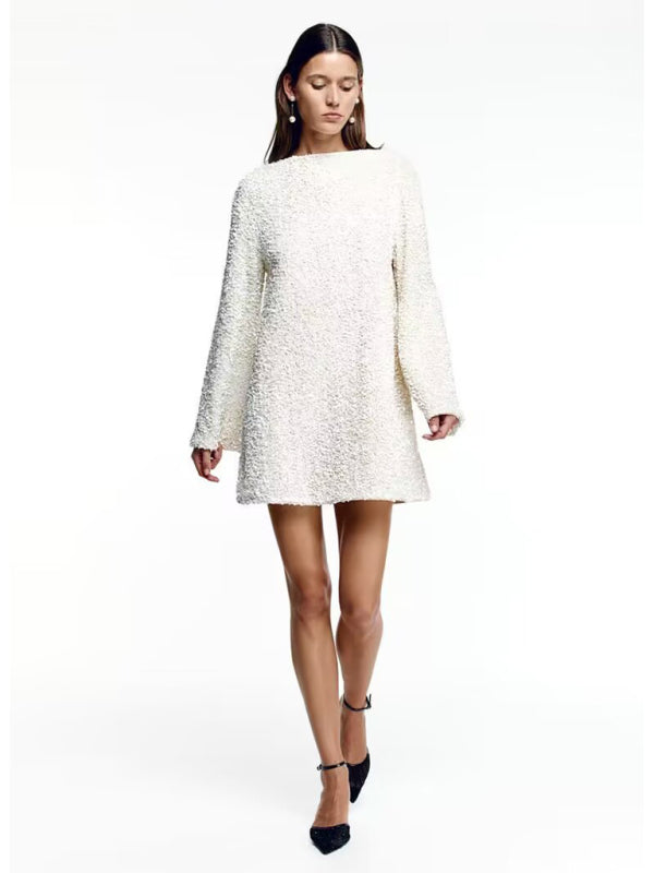 Sparkle All Night Sequin Dress – Long Sleeve, stylish & Chic