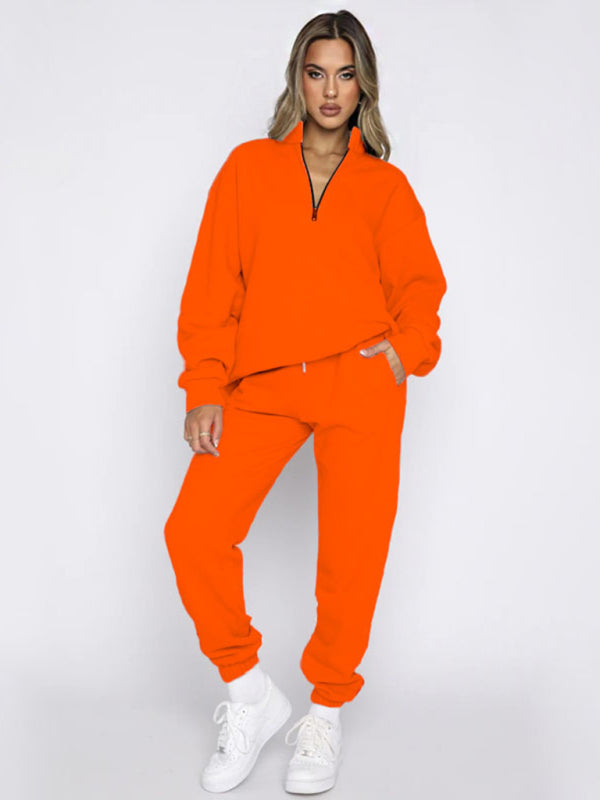 Cozy Chic 2-Piece Sweatshirt & Jogger Set – Stylish & Comfy Loungewear for Fall & Winter