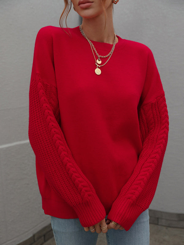 Cozy Knit Twist Sweater – Stylish, Warm & Perfect for Any Outfit