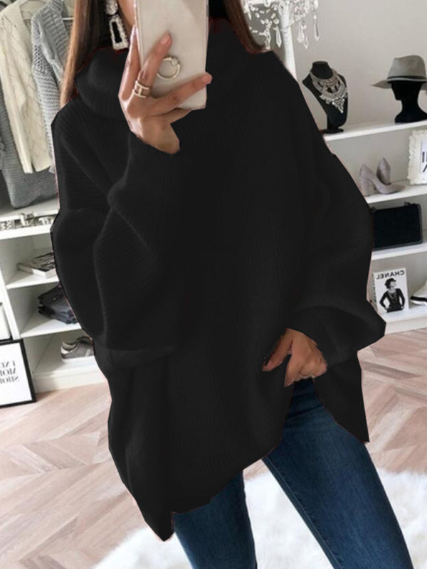 Cozy Chic Loose Turtleneck Sweater – Trendy & Comfy for Any Season