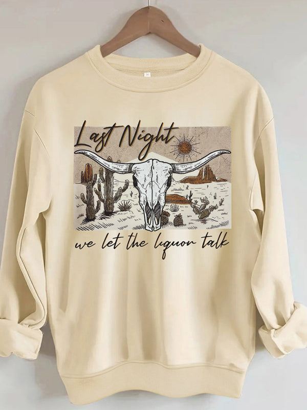 Cozy Chic Deer Print Sweatshirt for Women – Casual & Stylish Must-Have