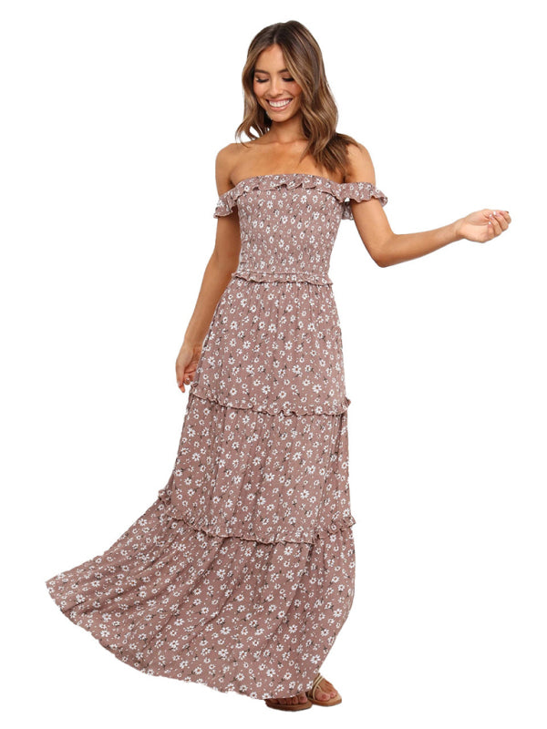 Floral Bust-Wrap Dress for Women – Sweet & Stylish Summer Outfit