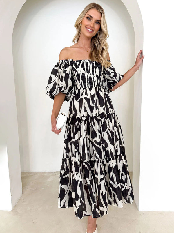 Flirty & Chic Puff Sleeve Floral Dress Resort-Ready Must-Have