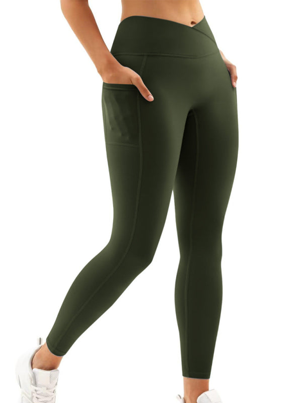 ✨ High-Waist Yoga Pants with Pockets – Sculpt, Lift & Slay ✨