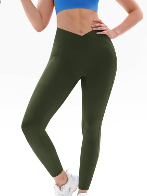 ✨ High-Waist Yoga Pants with Pockets – Sculpt, Lift & Slay ✨