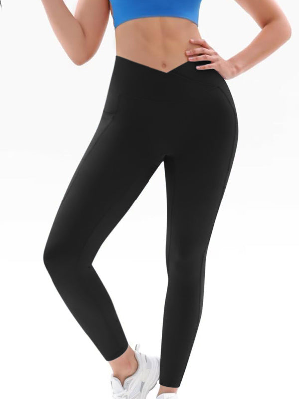 ✨ High-Waist Yoga Pants with Pockets – Sculpt, Lift & Slay ✨