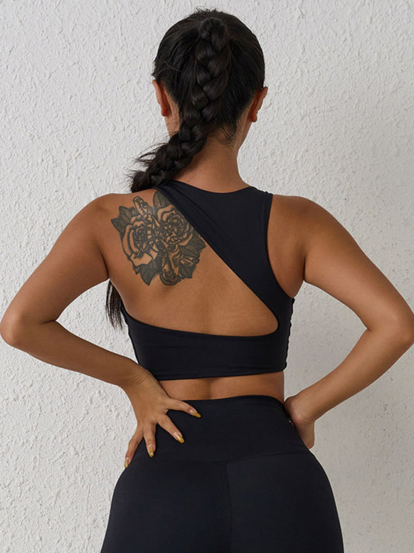 🩷 Backless Sports Bra for Yoga Running High Impact Support – Stylish & Breathable 🩷