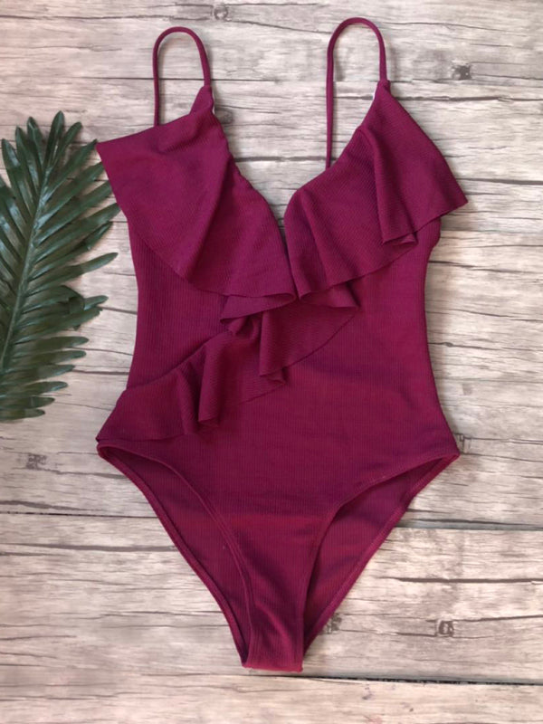 Ruffle One-Piece Swimsuit – stylish, Chic & Flattering Beachwear
