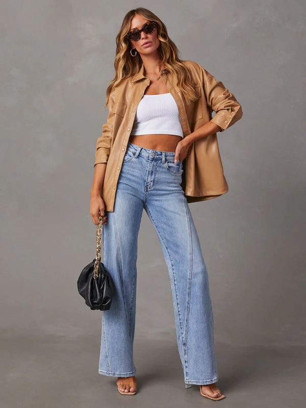 👖 Effortless Chic Wide-Leg Jeans – Trendy, Comfy & Stylish for Any Occasion! ✨