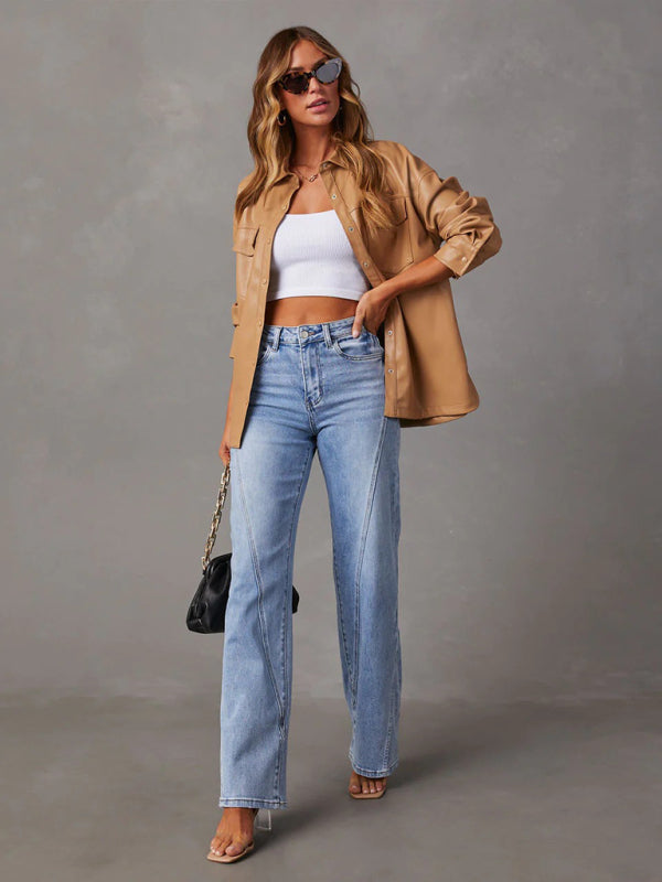 👖 Effortless Chic Wide-Leg Jeans – Trendy, Comfy & Stylish for Any Occasion! ✨