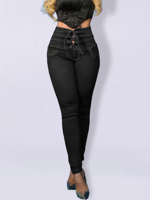 🔥 High-Waisted Slimming Butt-Lifting Jeans Snatch Your Waist & Sculpt Your Curves ✨😍