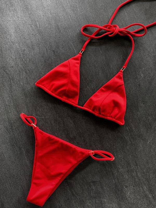 stylish Three-Piece Bikini Set – Trendy & Flattering Swimwear for Summer Vacays