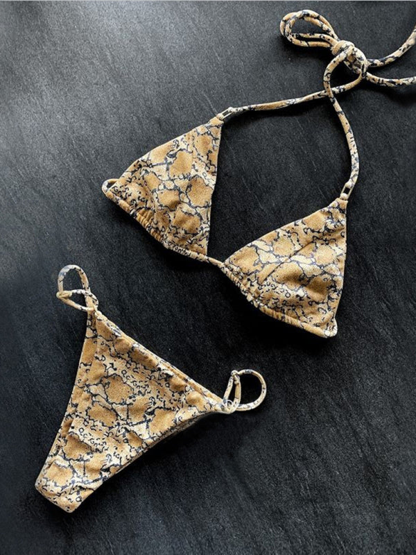 stylish Three-Piece Bikini Set – Trendy & Flattering Swimwear for Summer Vacays