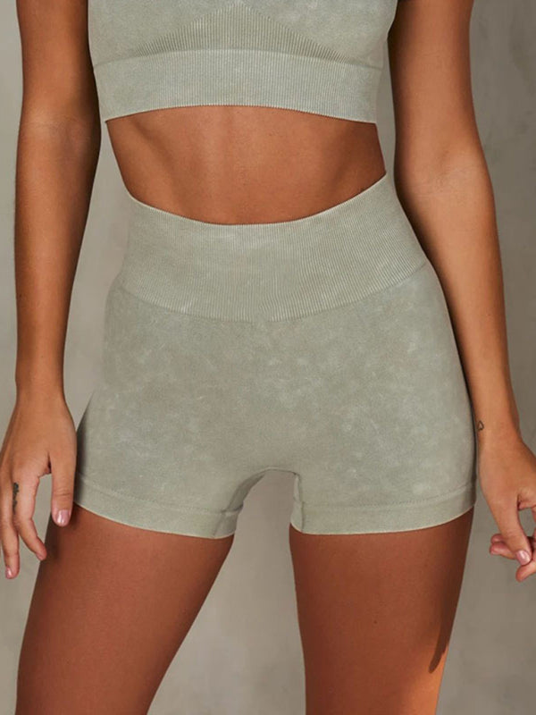 🛍️ Trendy 2-Piece Yoga Shorts Set – Sporty, Comfy & Chic 🏋️‍♀️