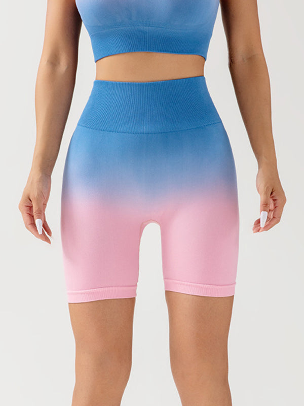 🩷 Gradient Seamless Yoga Set – Breathable 2-Piece Activewear for Women 🩷