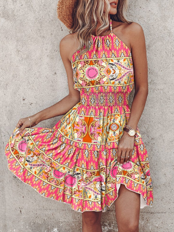 Chic Off-Shoulder Halter Dress – stylish & Stylish Spring Summer Outfit
