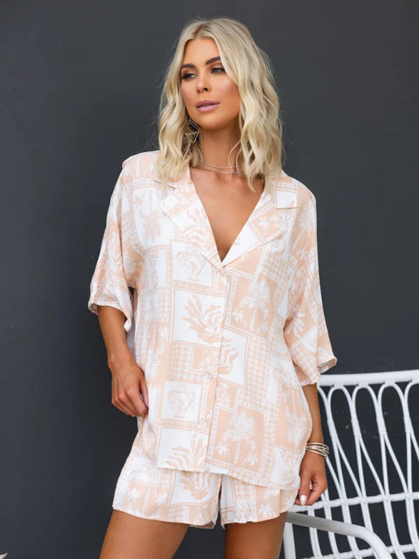 Chic & Comfy Two-Piece Short Set – Vacation Ready Outfit for Summer