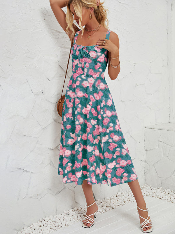 Flowy Floral Maxi Dress – Elegant Boho Summer Outfit