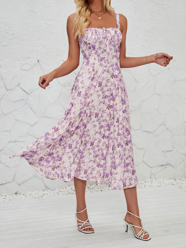 Flowy Floral Maxi Dress – Elegant Boho Summer Outfit