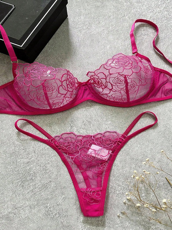 stylish Lace Three-Point intimates Set – Sultry & Stylish Underwear