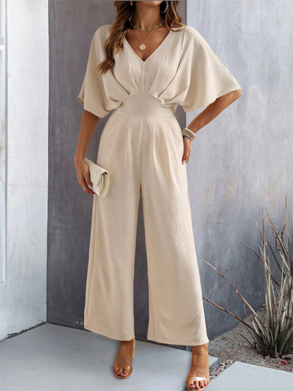Chic & Effortless Wide-Leg Jumpsuit – Casual, Stylish & Perfect for Spring