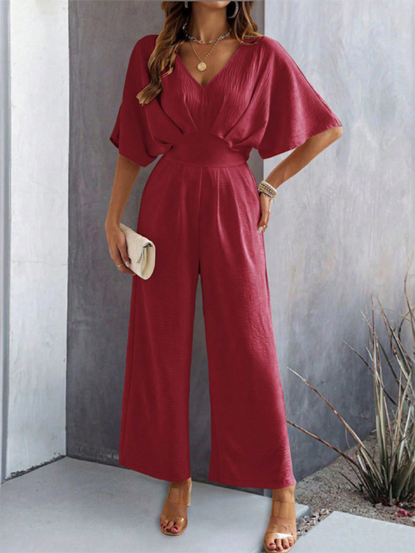 Chic & Effortless Wide-Leg Jumpsuit – Casual, Stylish & Perfect for Spring